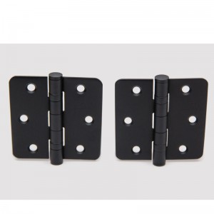 HN004 (2 Pack) 3,5 tum x3,5 tum gångjärn rundade 1/4 tum Raidus Standard bostads sovrumsdörrgångjärn