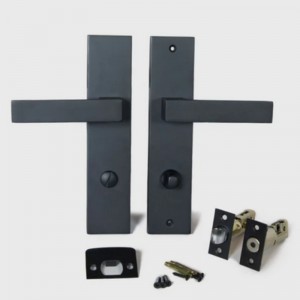 6203 Modern Zink Eloy främre dörrhandtag Låsinmatningshandtaget Set främre dörrlåset