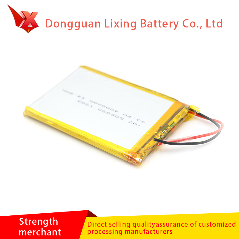 Stor leverans av 3,7V batteri 606090 litiumjonpolymer Soft Pack Batteri 4000MAH Miljöskydd Batteri
