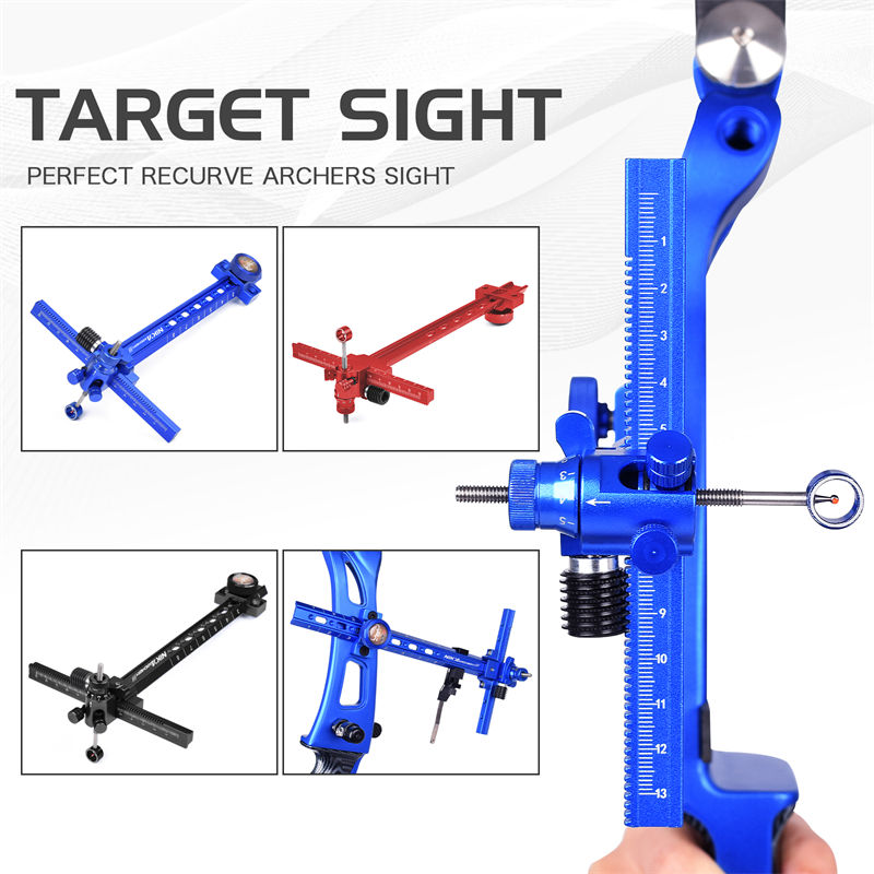 Elongarrow 260007 Bågskytte Recurve Bow Target Shooting Aluminium Material Recurve Bow Sight