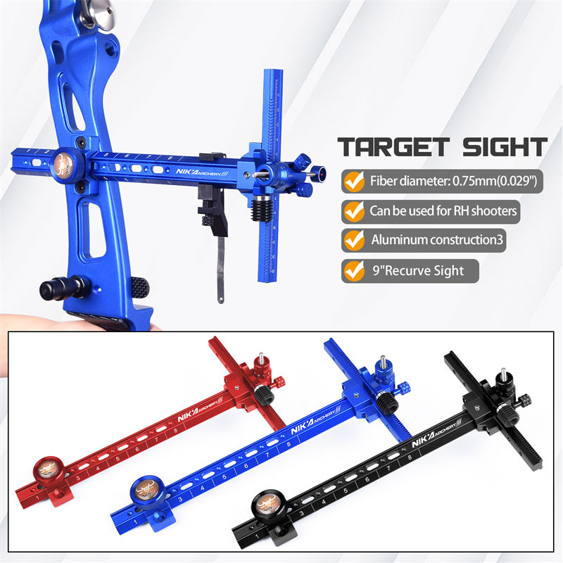 Elongarrow 260007 Bågskytte Recurve Bow Target Shooting Aluminium Material Recurve Bow Sight