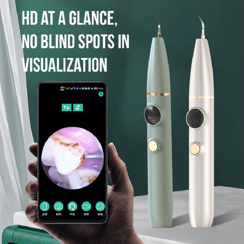 Elektrisk tandborste synlig ultraljud tandrengörare med kamera