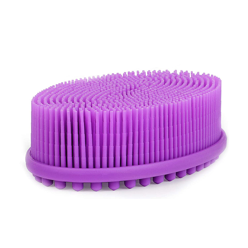 Exfoliating Silicone Body Scrubber, Bath Brush