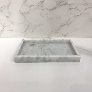 Partihandel äkta marmor badrum tillbehör toalett borsthållare set