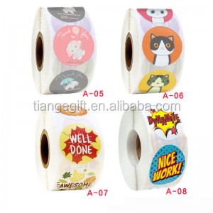 High-end och vackra anpassade etiketter