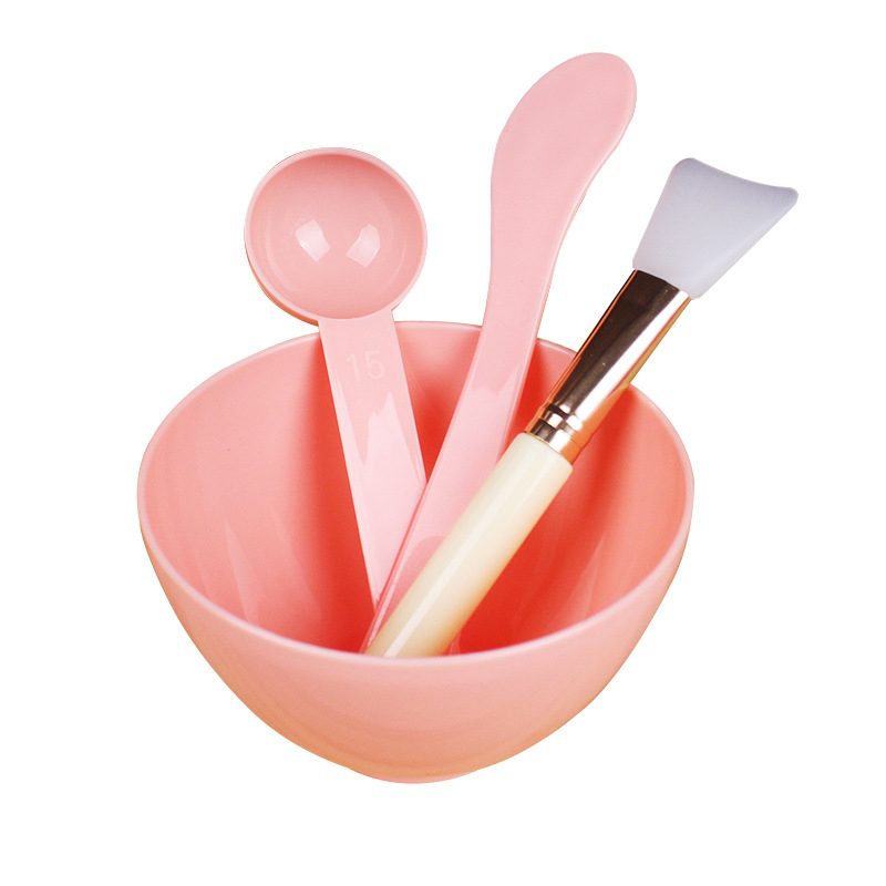 DIY Facemask Mixing Tool, Silicone Facial Mask Mixing Bowl Set