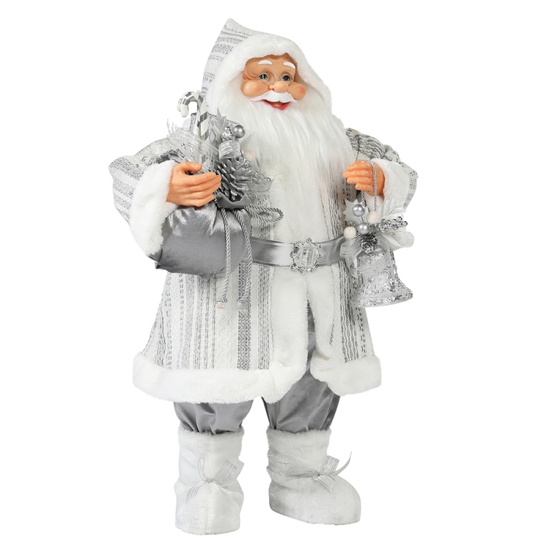 30 ~ 110cm Julstående Santa Claus Ornament Deluxe Dekoration Festival Holiday Figurinsamling Traditionell Xmas