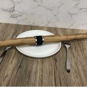 Vacker handgjorda servistaffär servettringar