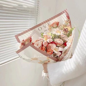 Tissue Paper Flower Wrapping Paper Multicolor Paper 30g&35G Kraft Paper Glitter Paper Holografisk Foliepapper Utskrift Logo Vit&yellow Kraft Paper Wine Wrapping Papper för julklappar