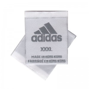 Anpassade tygklädsel etiketter