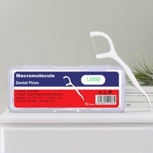 10 st Portable Dental Floss för vuxna Hem Använd högkvalitativ Eco Dental Floss