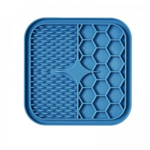 Partihandel Silicone Pet Lick Pad, Fodermattor för katter Hundar, Licking Mat Pet Bathing Distraction Pads