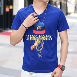 Män \'s stickade t-shirt