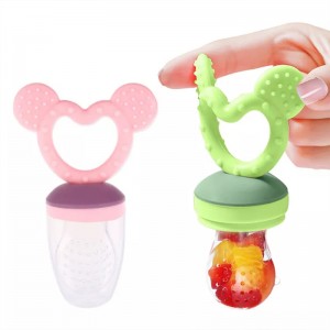 Silikon Baby Fruit Food Feeder Pacifier, Spädbarnsfrukt Teething Teether Toy