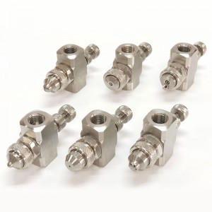 Rostfritt stål luftförstöringsmunstycke