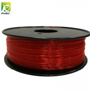Pinrui 3D-skrivare 1,75mm pla lysande glittrande glitterfilament för 3D-skrivare