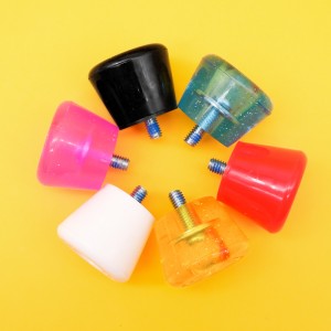 Fabrikspris 5/16 \\\\ \'\\\\\' Pure Color Bolt-on Toe Stopp för rullskridskoåkning