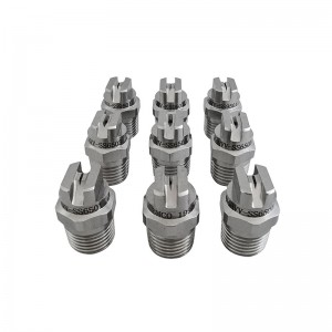 Rostfritt stål platt fläktmunstycke