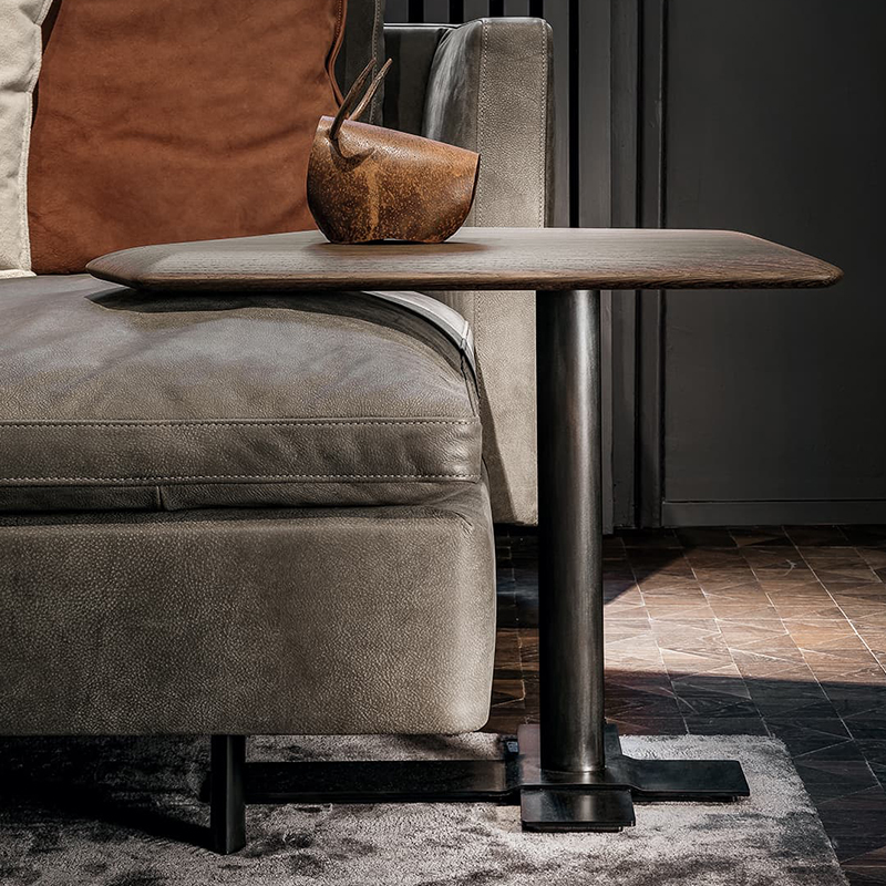 Modern Walnut Solid Wood Coffee Table Lift Multifunktion Höjd Justerbar Soffa Sidobord