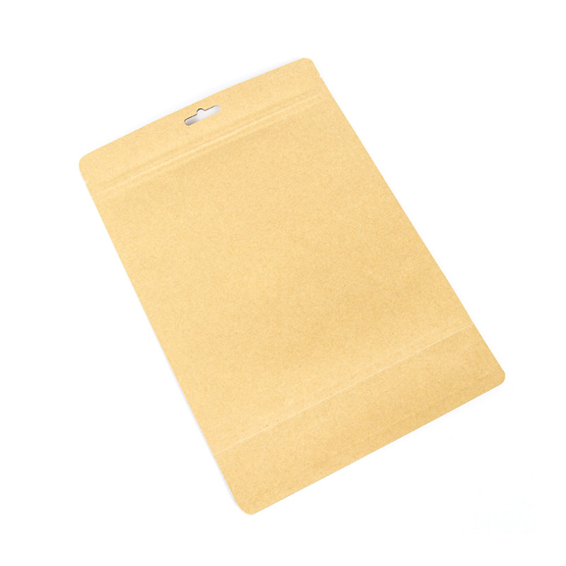 Flat botten Kraft Paper Stand Up Bag