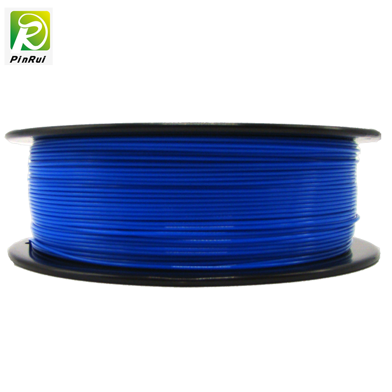 Pinrui Högkvalitativ 1kg 3D PLA Printer Filament Blå färg