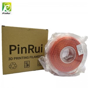 Pinrui högkvalitativ rödguld regnbåge 1,75mm 3d skrivare pla filament