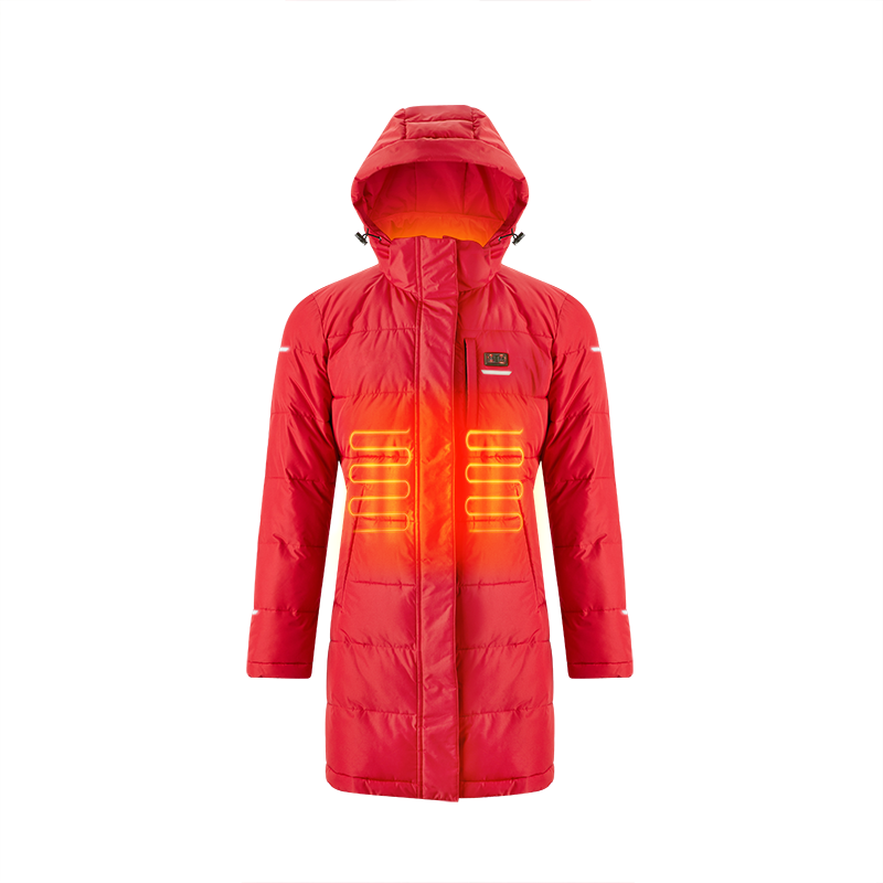 Amazon Hot Sale Lightweight Down Jacket, Stand Collar Uppvärmd Vinterrock