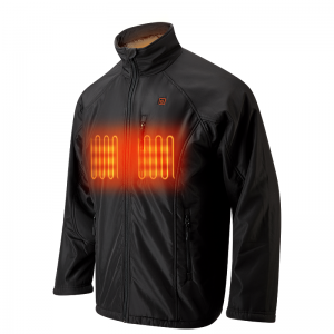 Ny stil uppvärmd jacka för män, avslappnad kappa för vinter