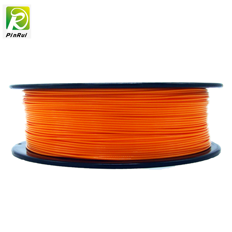 Pinrui högkvalitativ 1kg 3d pla skrivare filament orange färg