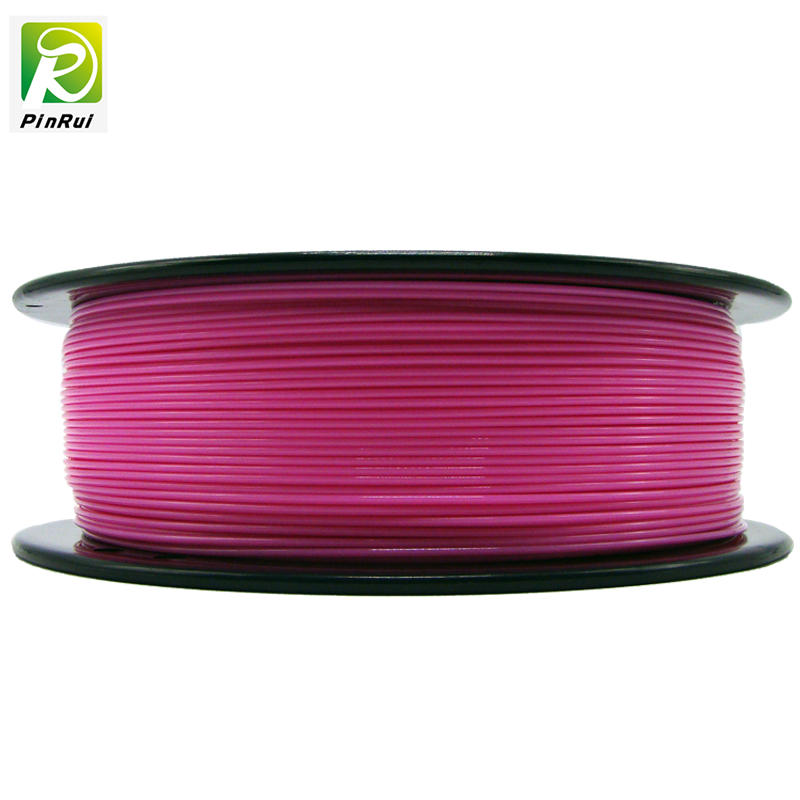 Pinrui högkvalitativ 1kg 3d pla skrivare filament rosa färg