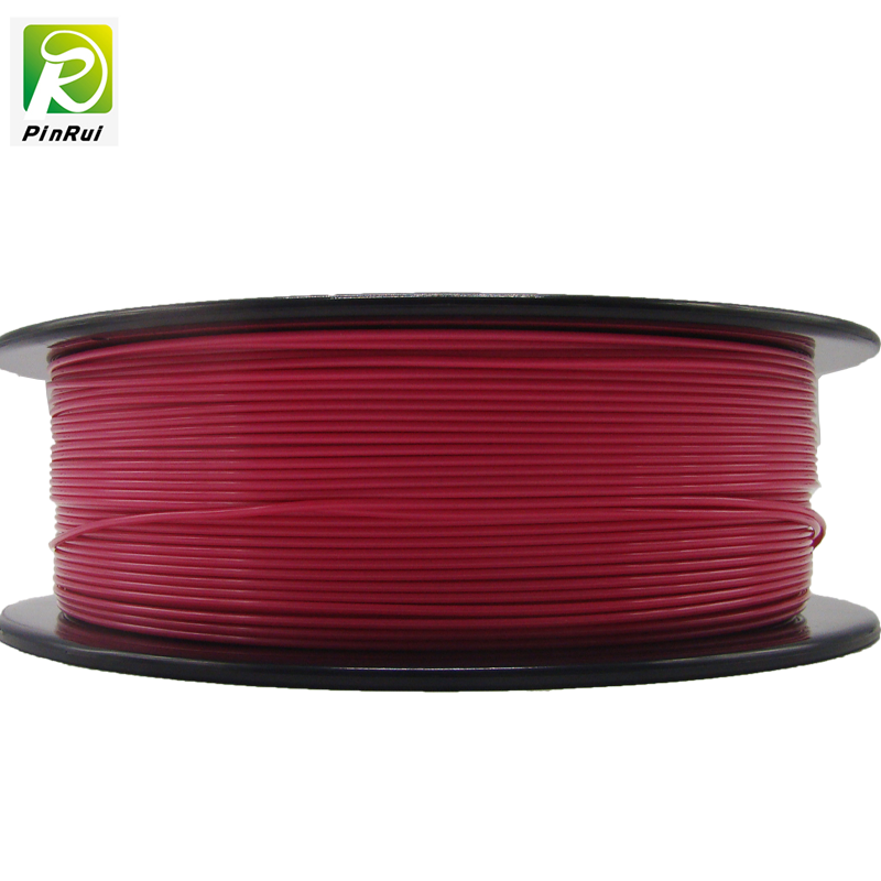 Pinrui Högkvalitativ 1kg 3D PLA Printer Filament Dark PinkColor