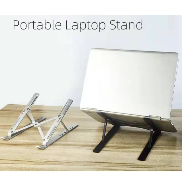 Laptop Stand Tablet Aluminium Alloy Computer Stand Folding Lift Desktop Vertikal Monitor Cooling Stand