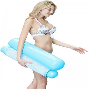 Uppblåsbara pool float för vuxen, pool hängmatta (sadel, drifter, lounge stol), sommar pool stol, bärbar vatten lounge