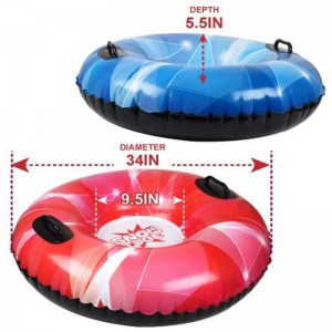 Vinter utomhus förälder-barn interaktiva leksak barn,nflatable snörör