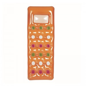 Luft soffa pvc lounge stol simma utrustning flytande 18 hål utomhus madrass