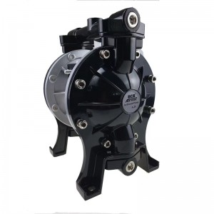 Industriell kvalitet pneumatisk metallfärg leverans bläckmembranpump