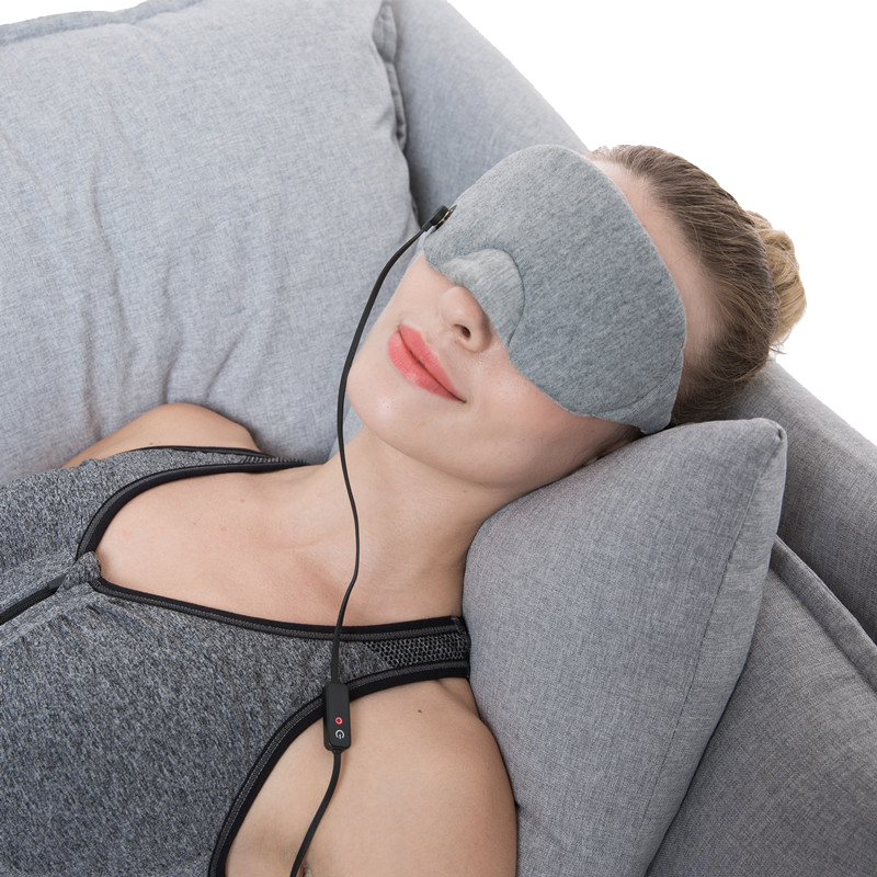 Custom Logo Travel Eye Mask, Personlig Värmepanna för att sova