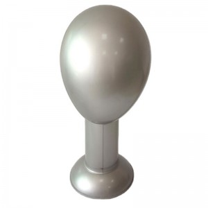 Alston Uppblåsbar PVC High Head Mold Cap Holder Wig Scarf Hat Display Props Footing Tools