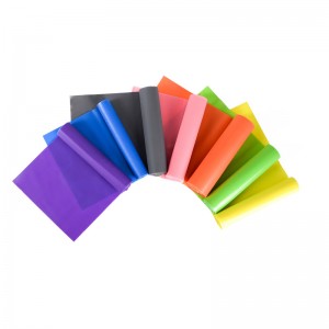 Träningsband, långa motståndsband, sportyoga elastiska bandnaturlig latex elastisk träningsutrustning för fysioterapi, pilates, stretch, yoga, styrketräningsträning.