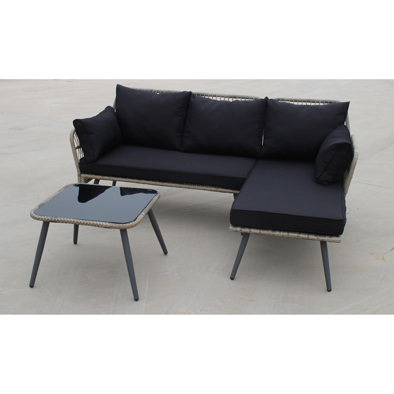 Stål 3st KD SOFA SET