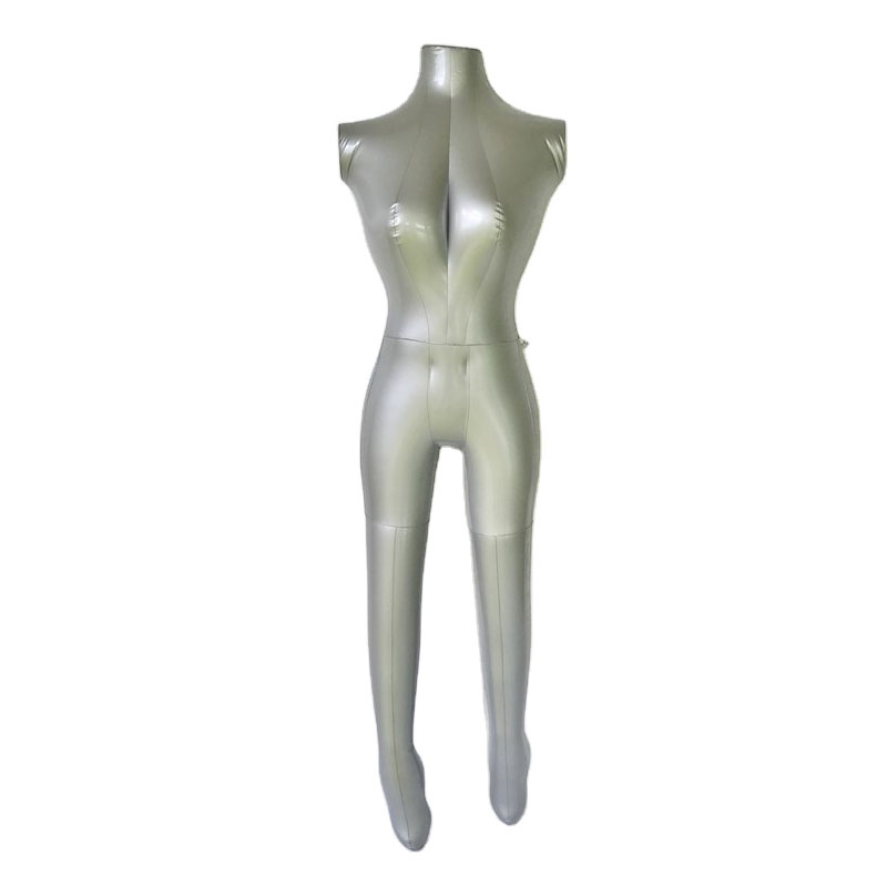 PVC Uppblåsbar kroppsundersökning av fönsterkläder för kvinnliga modeller för kvinnliga modeller
