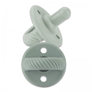 Grossistpris anpassad bpa gratis silikon babynapp