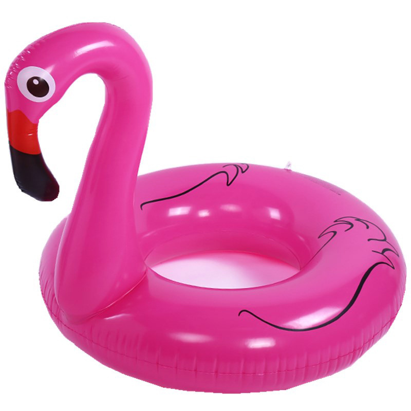 Flamingo Uppblåsbar vuxen vatten simning ringpool leksak