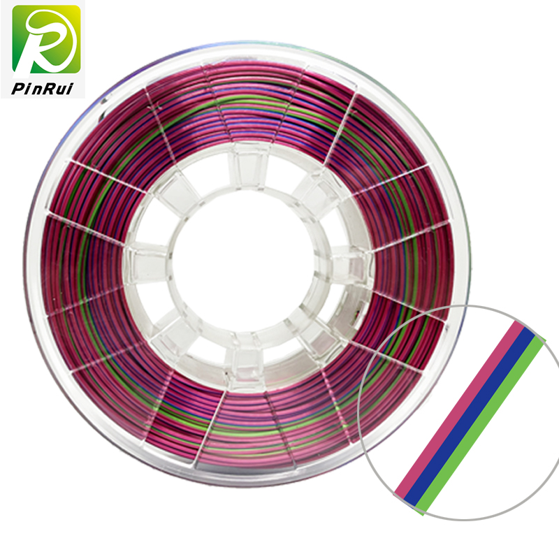 Pinrui Silk Triple Colors in Filament Dual Color Silk Filament för 3D -skrivare