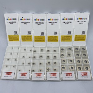 SPMG Insert bearbetningsstål, rostfritt stål, gjutjärn, aluminiumlegering, mässing