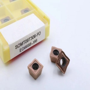 Somt Insert bearbetningsstål, rostfritt stål, gjutjärn, aluminiumlegering, mässing