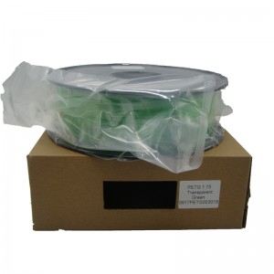 Pinrui 3D -skrivare 1.75mmpetg filament grå färg för 3D -skrivare