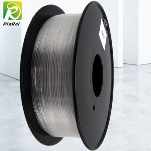 Pinrui 3D -skrivare 1.75mmpetg filament transparent färg för 3D -skrivare