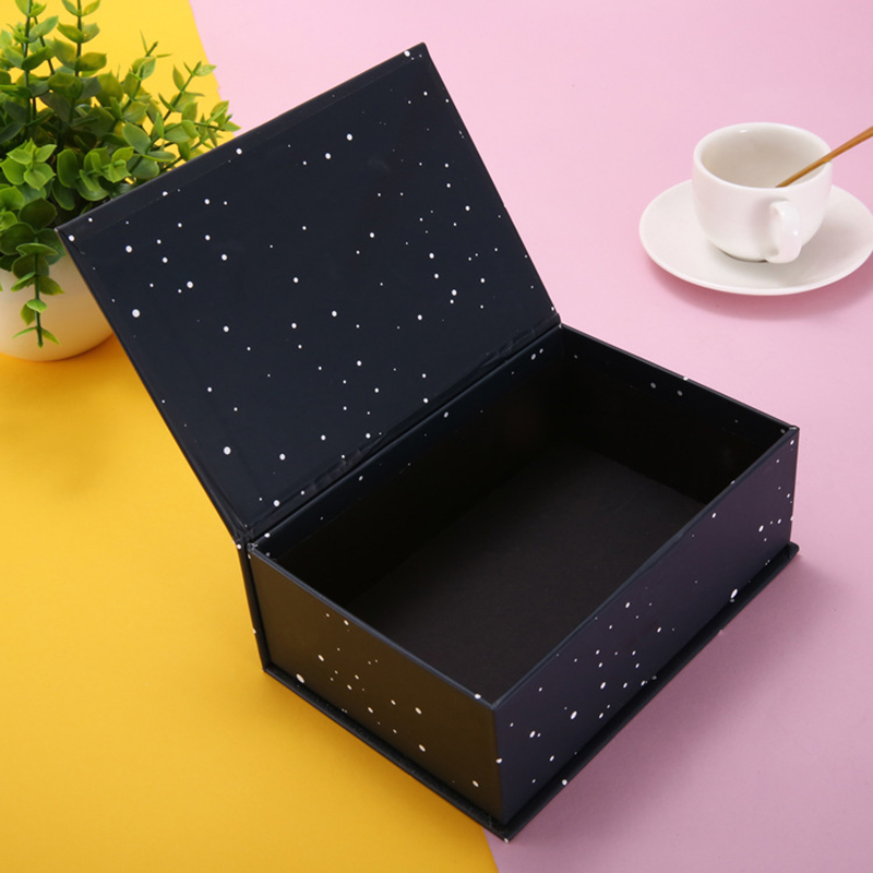 Anpassad Tiandi Cover Cosmetics Present Box Folding White Card Color Box Square Flip Box Presentförpackning