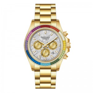 lyxig vakt rostfritt stål kvarts vaktdg9003